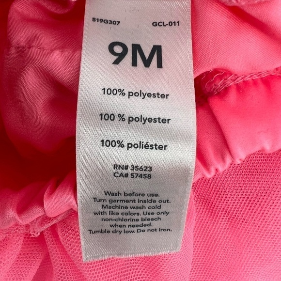 Just One You Made By Carters Pink Ruffled Mini Skirt Size 9 Months Girl’s - Picture 5 of 5